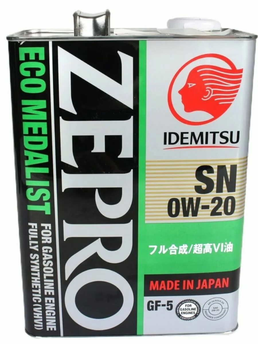 Масло idemitsu zepro. Idemitsu zepro eco medalist 0w-20. idemitsu zepro eco medalist 0w20 20л. idemitsu zepro 0w20 4л. idemitsu zepro eco medalist 0w-20 sngf-5, 4 л.