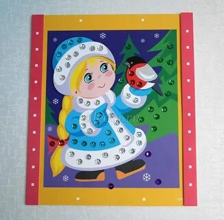 Новогодняя аппликация 3 класс