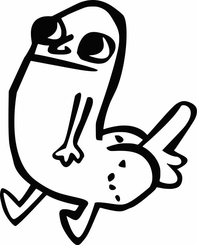 Dickbutt Мем. Членожоп. Жопочлен Мем.