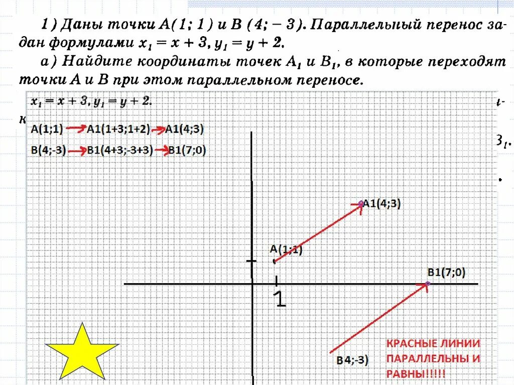 Задачи на параллельный перенос. Примеры задач параллельный перенос. Задачи на параллельный перенос 11 класс. Задачи на параллельный перенос и поворот. Параллельный перенос квадрата на вектор