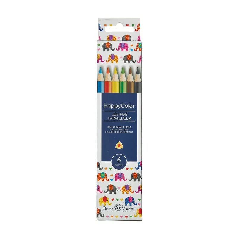 Цветные карандаши 6. Bruno Visconti карандаши цветные. Bruno Visconti карандаши цветные Funcolor пластиковые 06 цв. Карандаши цветные HAPPYCOLOR 12 цветов трехгранные.