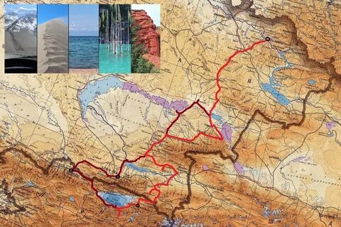 Озеро иссык карта