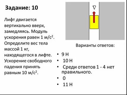 Клетка лифта массой 300 кг