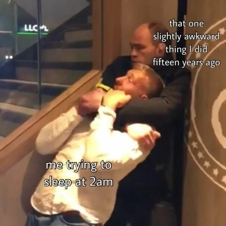 Me trying to sleep