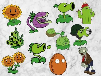 Plants vs zombies svg