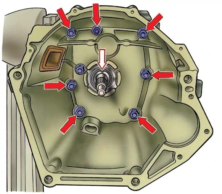 Передачи на ваз 2105. Болты коробка ВАЗ 2107. Болты коробки ВАЗ 2105. Картер КПП ВАЗ 2107. Картер сцепления КПП 2107.