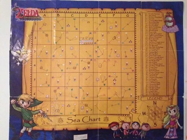 Treasure chart