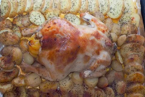 Куриная кожа запеченная