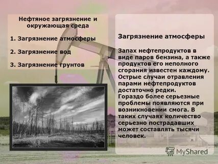 Примеси нефти