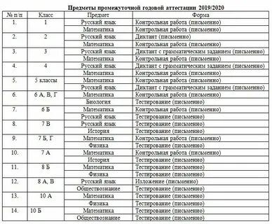 Анализ промежуточной по русскому языку