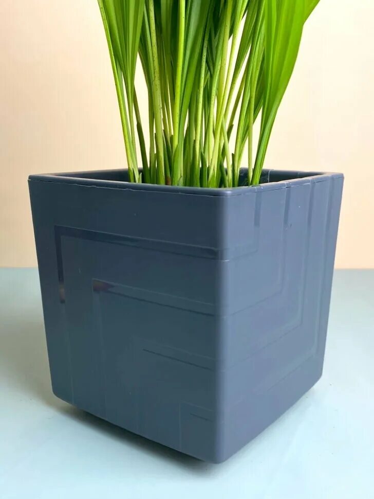 Вазон фьюжн, д160 ш160 в300, белый. Горшок квадро 6,6 л антрацит с вкладкой (кв20-12). Горшок цветочный квадро 27x26x27 см v14 л пластик белая роза. 3 л. Горшок квадро с п/д, терракот, 16см.