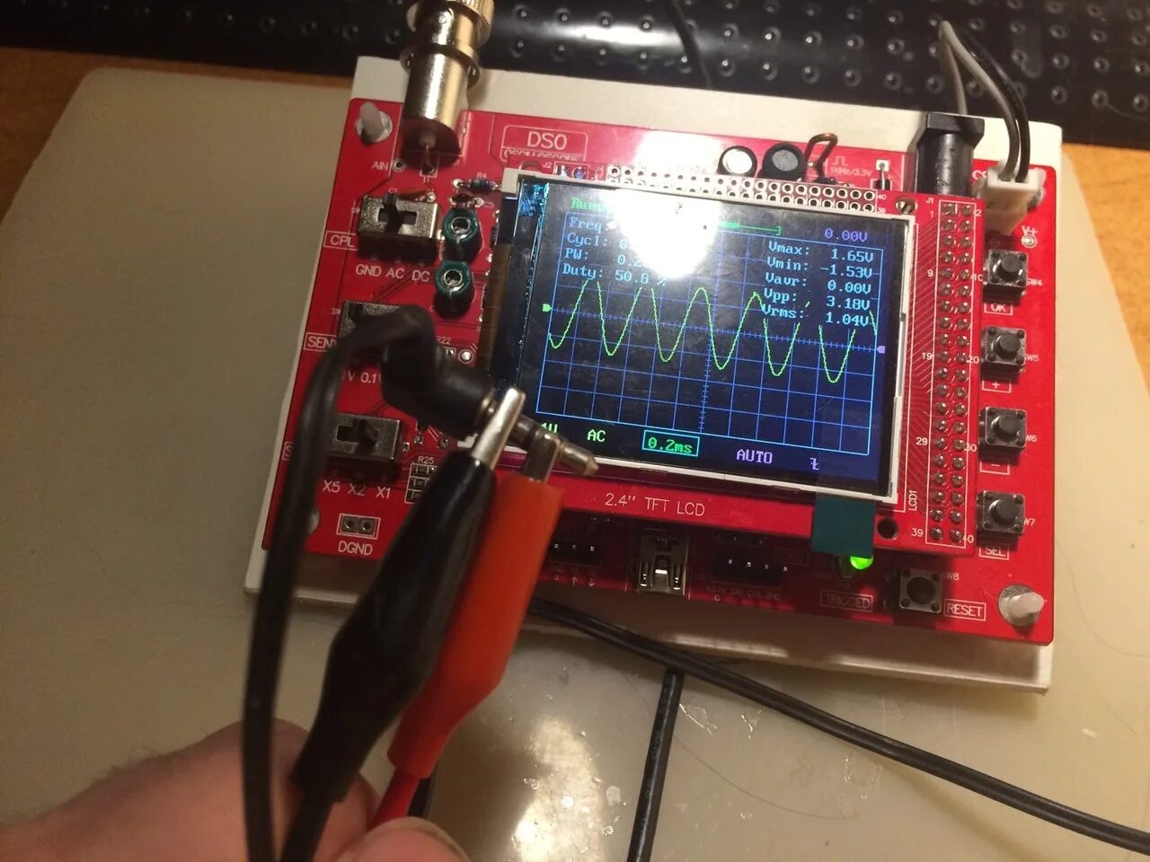 Регулировка осциллографа