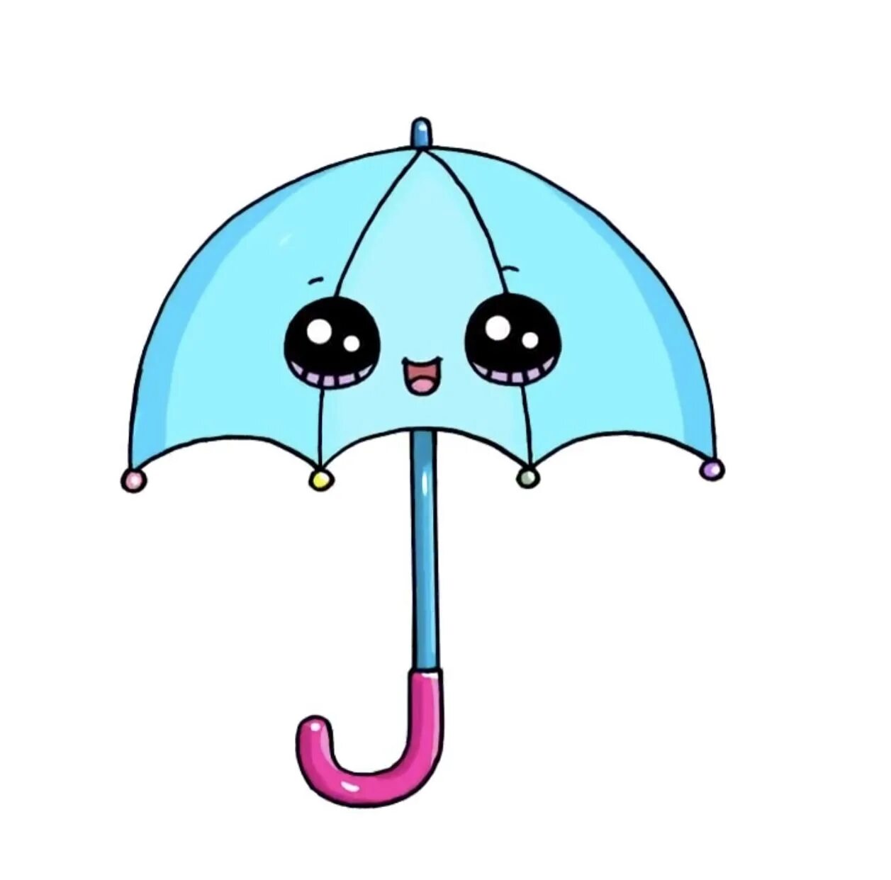 Зонтик милый. Рисование зонтик. Зонтики с глазками для детей. Зонтик для срисовки. Милый зонтик