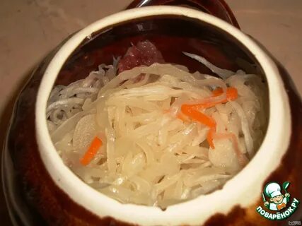 Капуста в горшочке