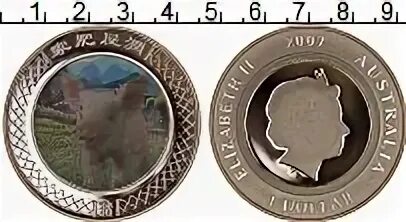 1 доллар австралия 2007