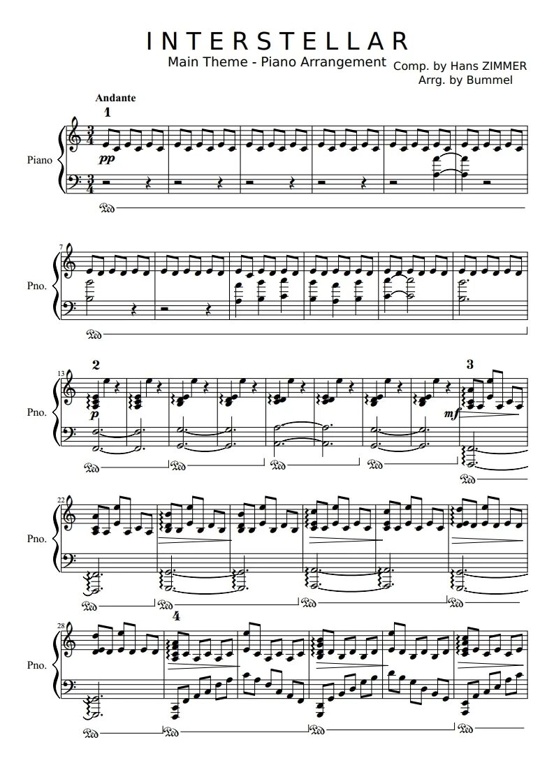 Интерстеллар на пианино. Hans zimmer interstellar ноты для фортепиано. hans zimmer interstellar ноты. ханс циммер ноты. ханс циммер интерстеллар ноты для фортепиано.