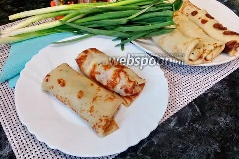Блины с зеленым луком и яйцом рецепт