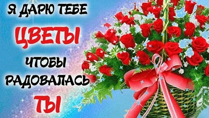 Я подарю тебе цветы ты улыбнешься