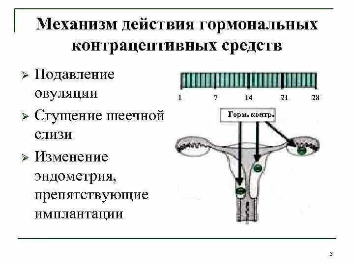Подавление овуляции