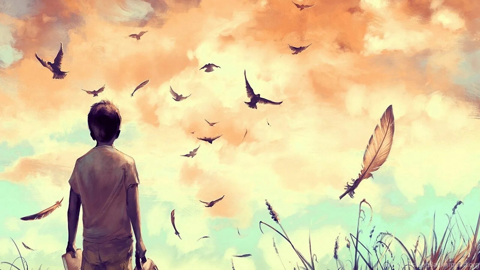 Dream boy текст. Птицы в небе арт. Одиночество арт. Человек птица. Арты со смыслом.