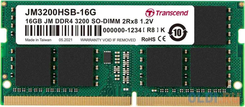 Память Transcend 8 GB JM ddr4 3200 MHZ so-DIMM 1rx8 1gx8 cl22 1.2v. Модуль памяти Transcend 4gb, JM ddr4, 3200 so-DIMM, 1rx8, 512mx8 cl22 1.2v. Crucial 32 ГБ ddr4 3200 МГЦ SODIMM cl22 ct32g4sfd832a. Transcend JETRAM 16 ГБ ddr4 3200 МГЦ DIMM cl22 jm3200hle-16g.