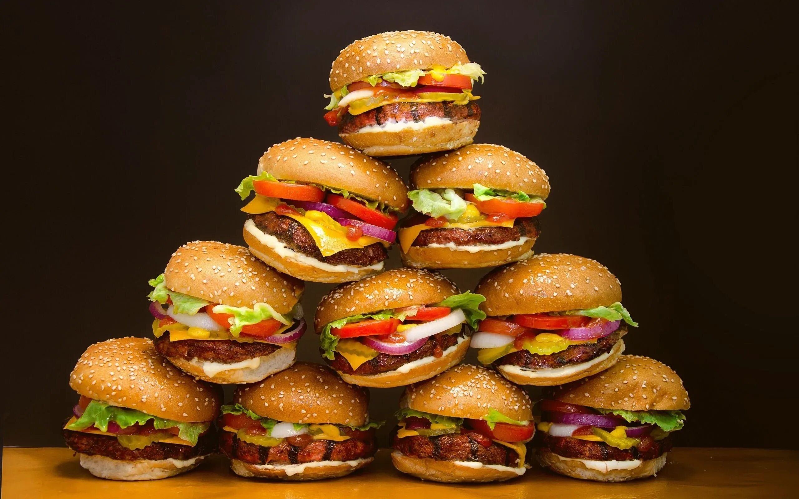 I often have a big hamburger