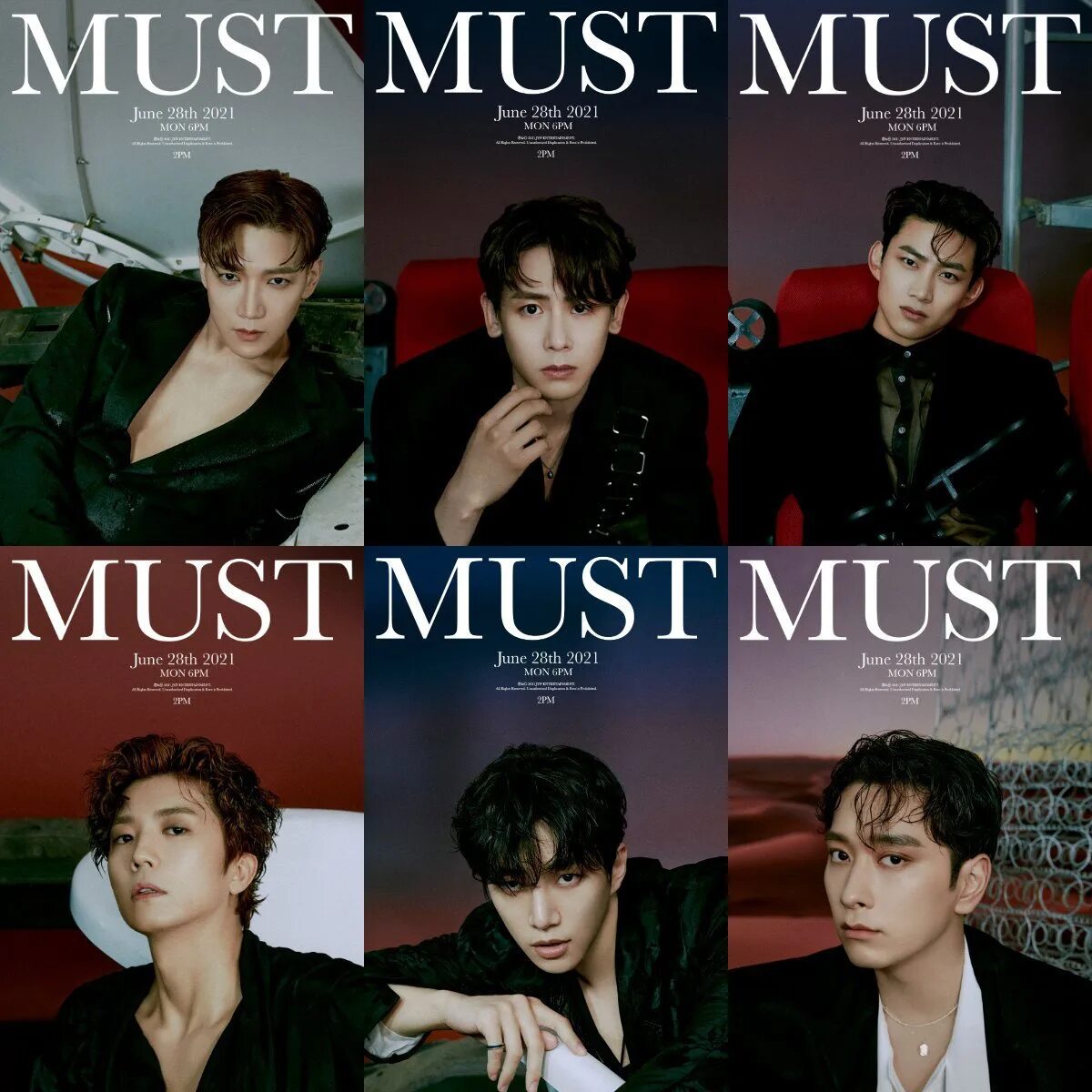 2pm must album. 2pm - must (2021). 2pm must Cards.