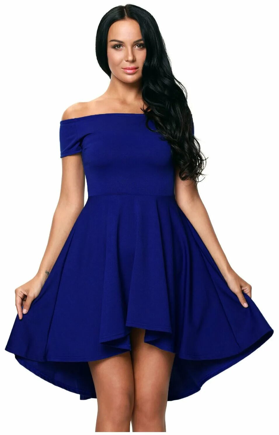 синее короткое платье. ярко синее платье. девушка в платье. синее короткое платье. красивые платья на выпускной.