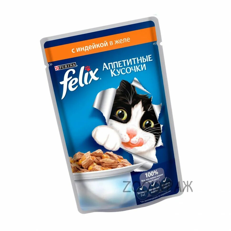 Felix влажный корм для кошек