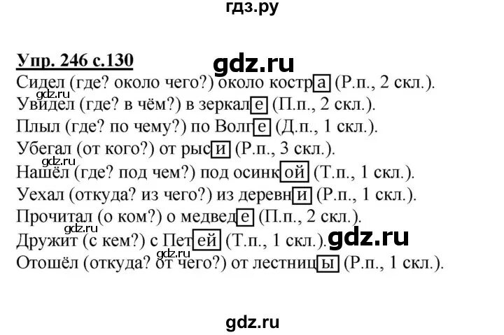 Русский язык страница 116 упражнение 246