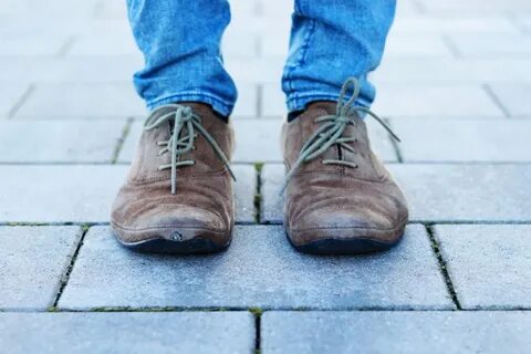 Worn out shoes