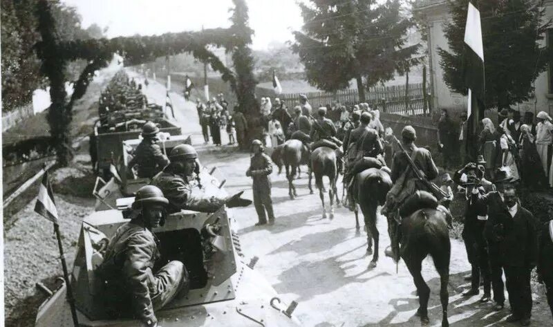 Оккупация Венгрии. Венгрия 1940. Венгерские войска 1940. Румынская и Австро-венгерская оккупация.. Сентябрь 1940 года