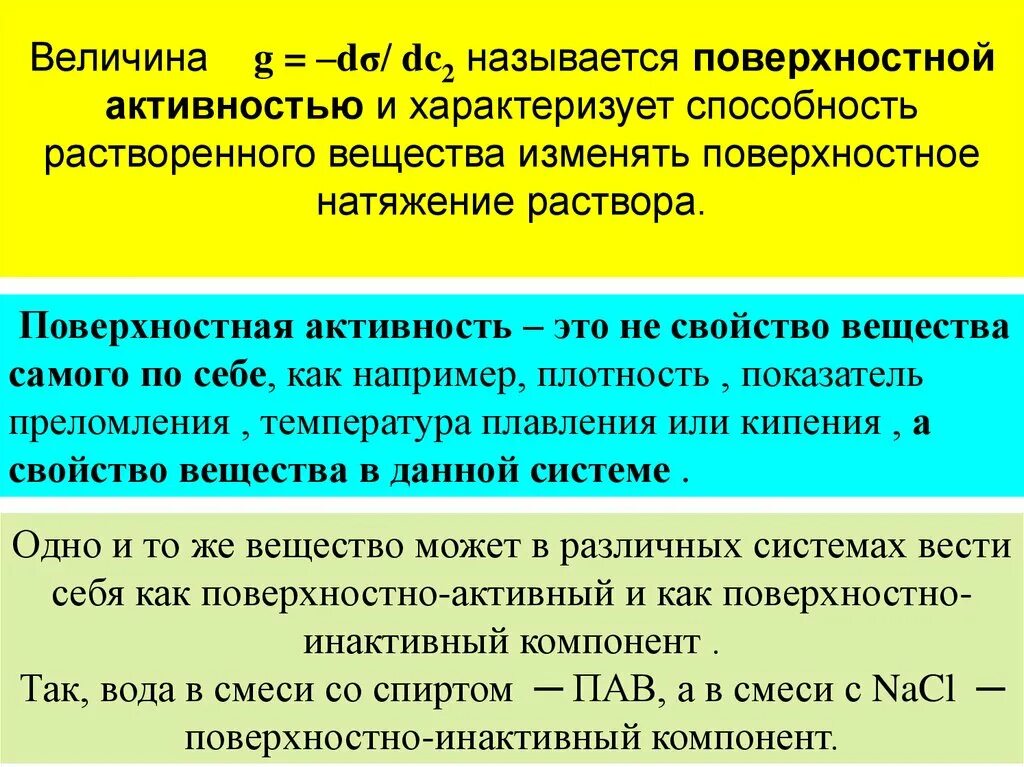 Активность это величина. Поверхностная активность. Поверхностная активность химия. Поверхностная активность растворенного вещества. Адсорбция и поверхностная активность.