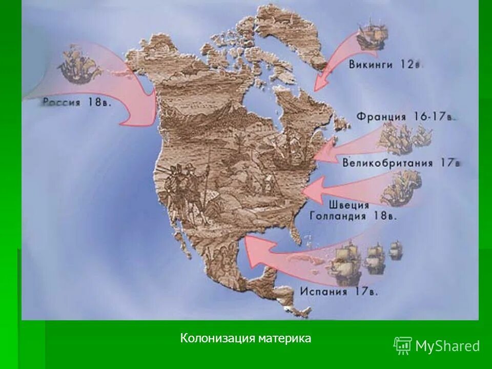 этапы колонизации россии. колонизация америки англичанами (1607—1775). древние народы на территории беларуси. карта северной америки до колонизации европейцами. процесс заселения территории;.