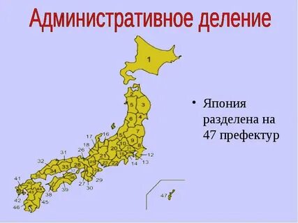 Административное устройство японии