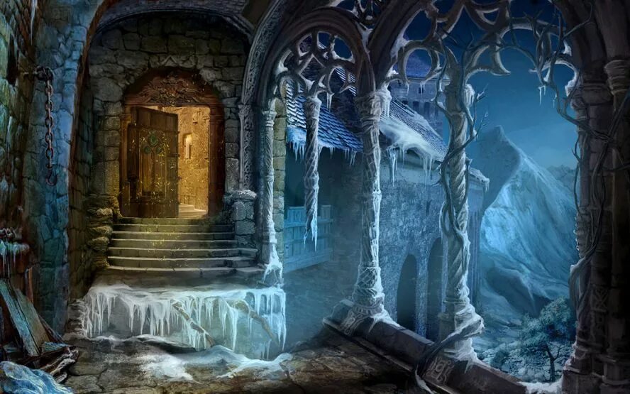 логово бастинды. замок кощея бессмертного абхазия. лес кощея. лавкрафт катакомбы. заколдованный лес.