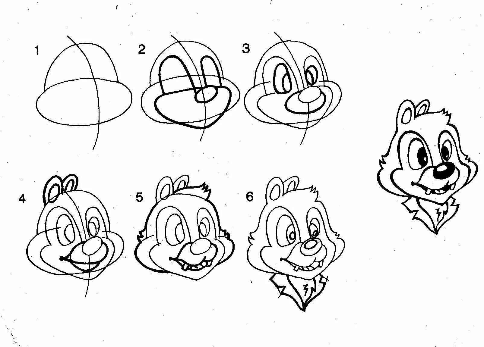 рисунки карандашом мультяшки