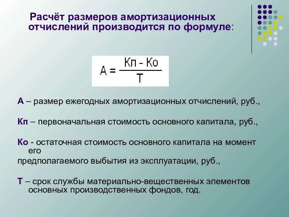 Рассчитать годовую сумму амортизационных отчислений. Как считается амортизация. Амортизация формула расчета. Сумма амортизации за год формула. Как считается амортизаци.