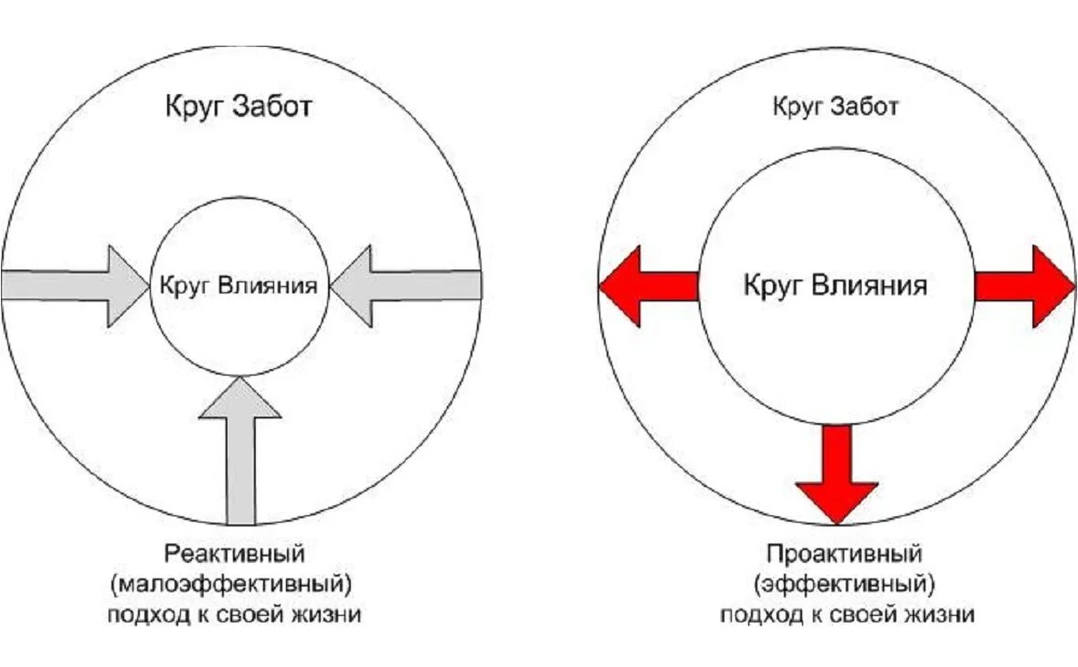 Убеждения жизненная позиция. Круги влияния по Стивену Кови. Проактивность по Стивену Кови. Круг забот и круг влияния Стивена Кови.