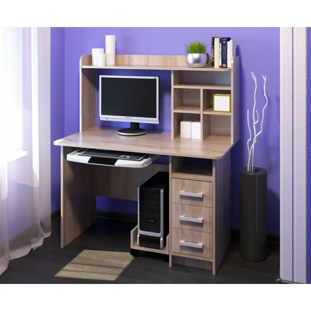 Рабочий стол прямой. Компьютерный стол КС 1200 угловой (дуб молочный). Бон мебель КС 1200. Стол компьютерный КС-1200 Бонмебель. Стол компьютерный КС-8 (дуб Шамони).