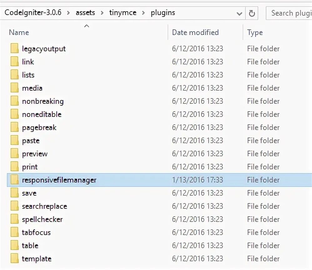 Plugins folder