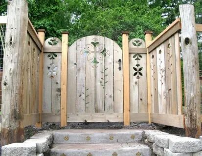 Красивая калитка своими руками