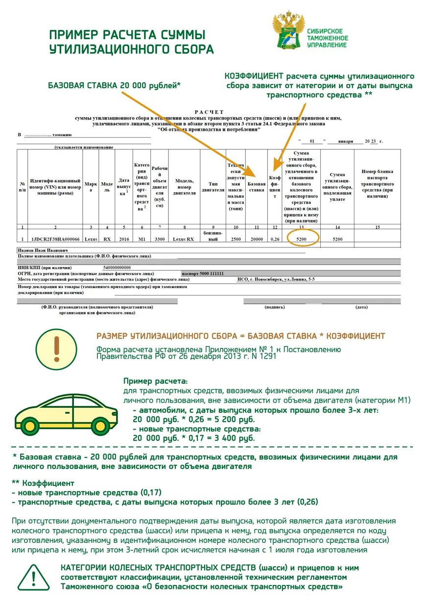 Плательщиками утилизационного сбора являются лица которые. Расчет суммы утилизационного сбора. Расчет утилизационного сбора форма. Пример расчета утилизационного сбора на автомобили. Расчет суммы утилизационного сбора пример.