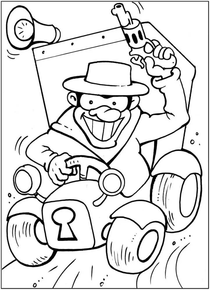 Сыщик для детей распечатать Dog Detective Taking Notes Coloring Page NetArt Coloring pages, Coloring pages