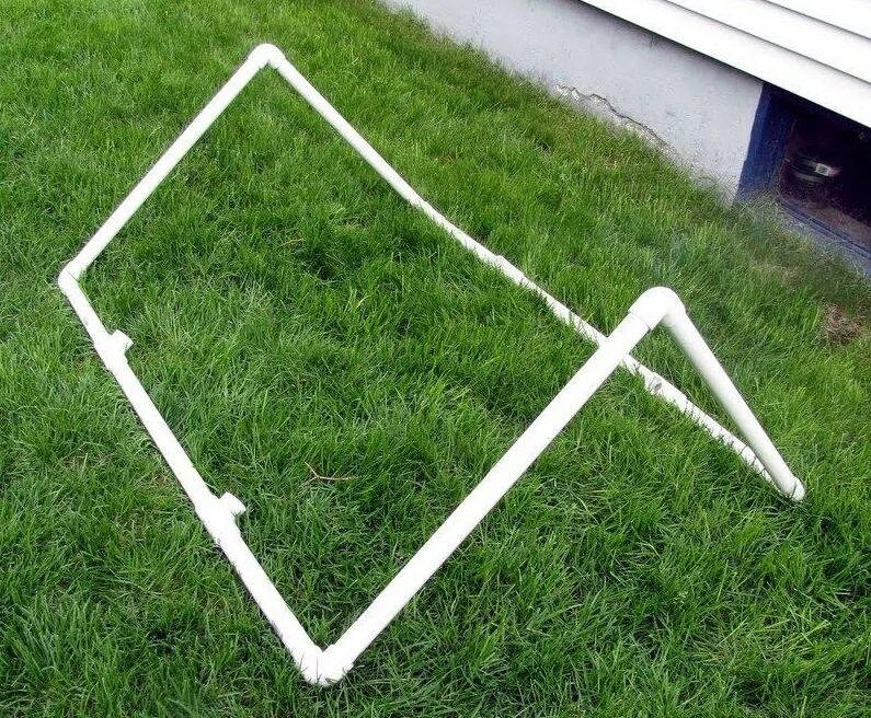 Футбольные ворота из полипропиленовых труб. Футбольные ворота. Ворота из труб. Ворота из труб. Детские футбольные ворота из труб пвх.