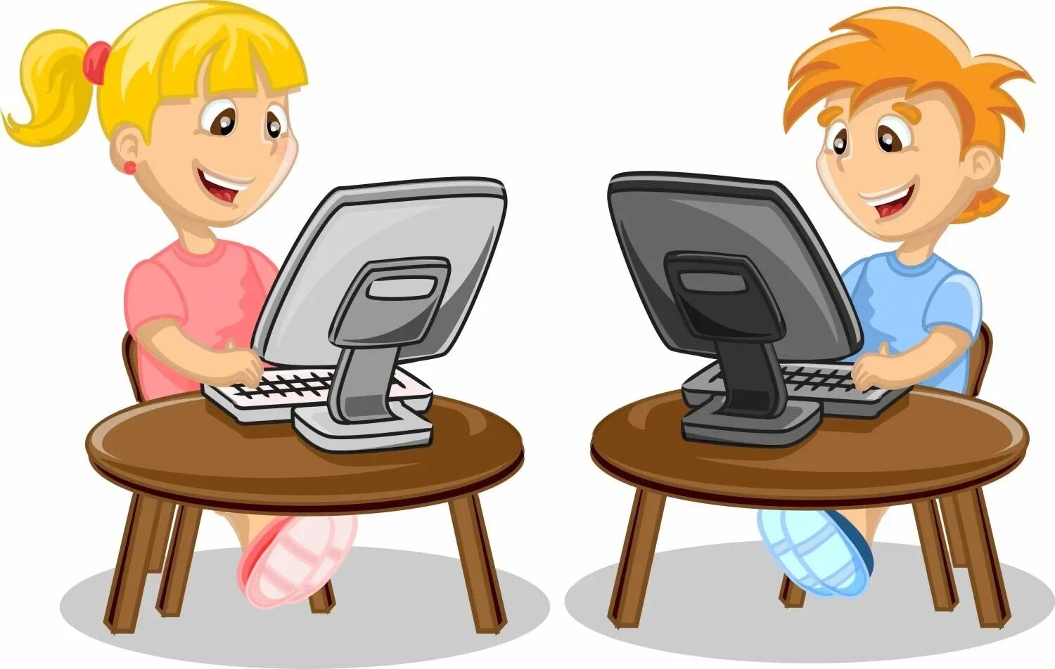 Under to the computer