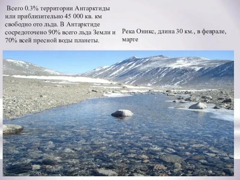 Свободный ото льда участок антарктиды. Река Оникс в Антарктиде. Река Оникс в Антарктиде фото. Реки Антарктиды.