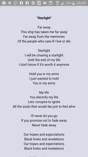 Starlight перевод песни