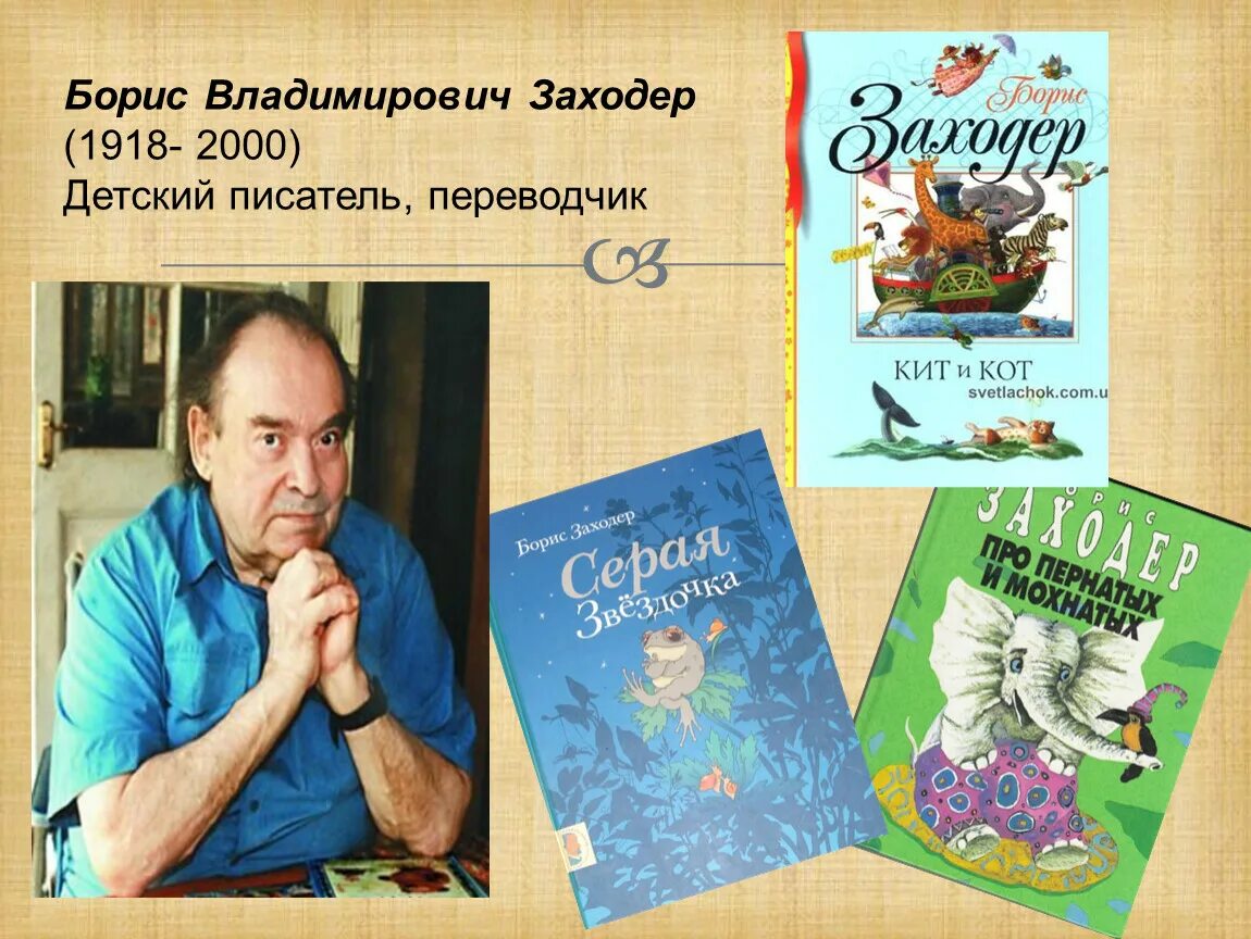 Что красивее всего автор. Писатель б Заходер.