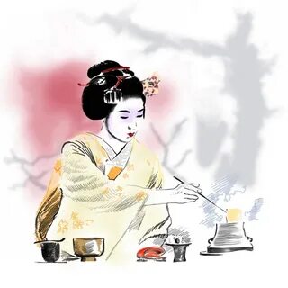 Рисунок чайная церемония